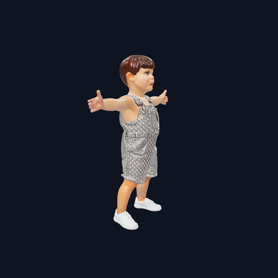 Playful Polka Dot Toddler model pack